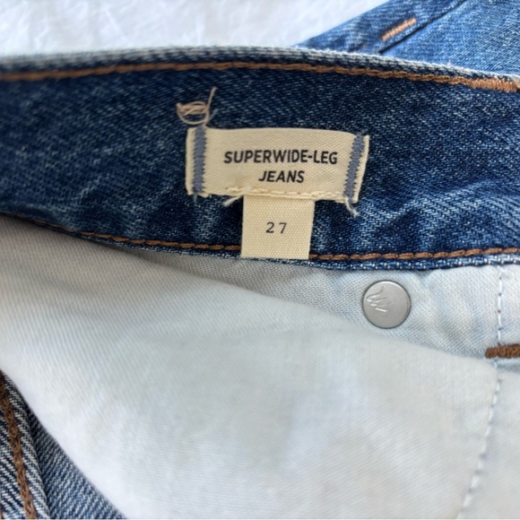 NWT Madewell Superwide-Leg Women’s Jeans - Picture 5 of 7